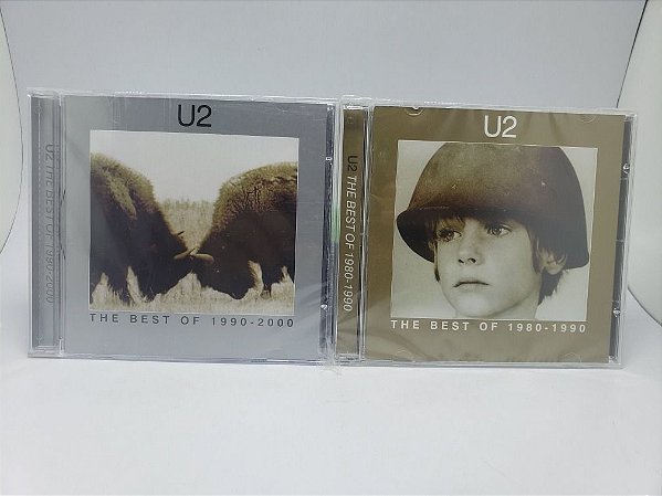 Kit 2 Cds U2 - The Best Of 1980 - 2000 Originais Lacrados