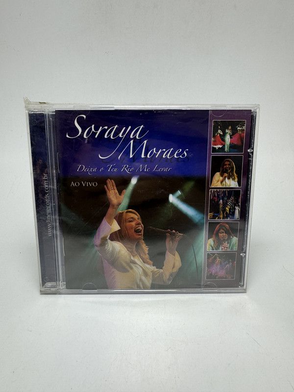 Cd Soraya Moraes - Deixa O Teu Rio Me Levar Ao Vivo Original