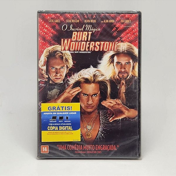 Dvd Filme O Incrivel Magico Burt Wonderstone Original Lacrad