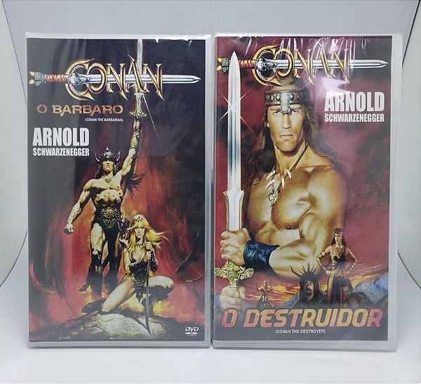 Kit Dvds  2 Filmes Conan - O Barbaro E O Destruidor