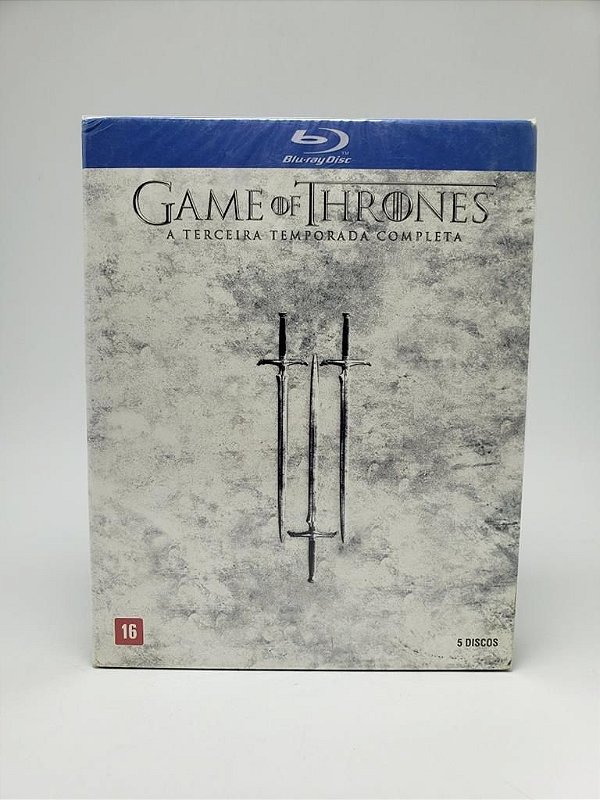 Box Blu-ray Game Of Thrones 3ª Temprada Lacrado