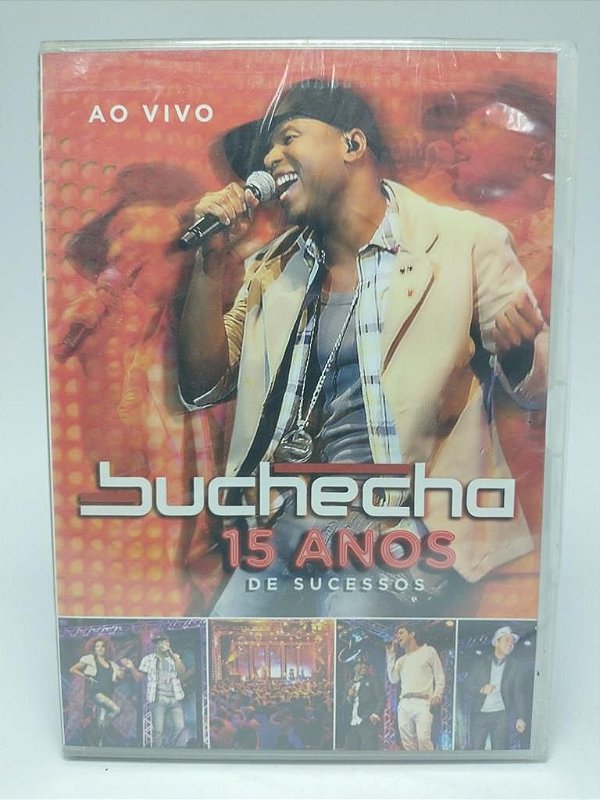 Dvd Buchecha, 15 Anos Ao Vivo - Original E Lacrado