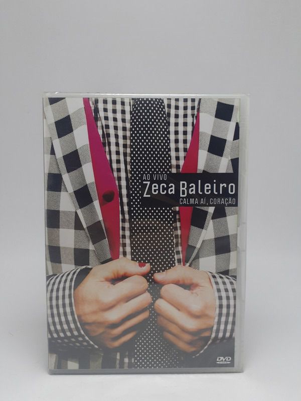 Dvd Zeca Baleiro Ao Vivo, Calma Aí, Coração - Original