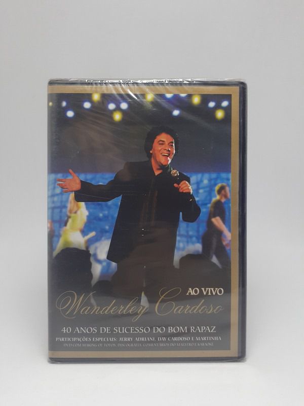 Dvd Wanderley Cardoso Ao Vivo, 40 Anos De Sucesso - Original