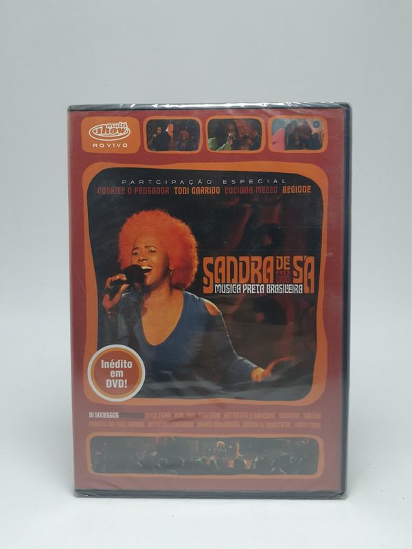 Dvd Sandra De Sá, Música Preta Brasileira Ao Vivo - Original