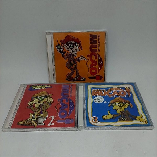 Kit 3 Cds - Pegadinhas Do Mução