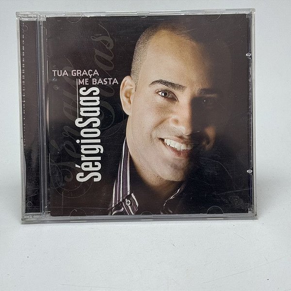 Cd Sérgio Saas - Tua Graça Me Basta - Original Lacrado