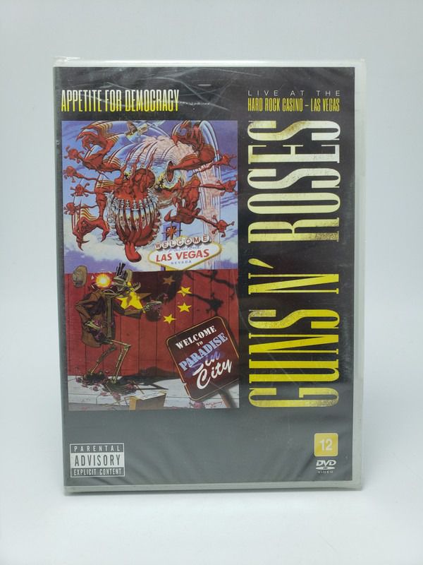 Dvd Guns N' Roses - Appetite For Democracy Live Hard Rock