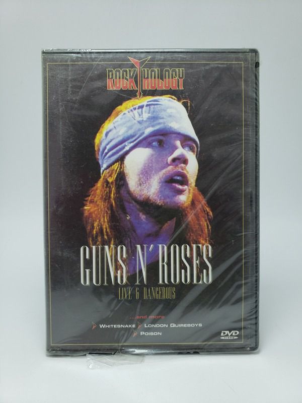Dvd Guns N´ Roses - Live Dangerous Rock Hology Original Lacc