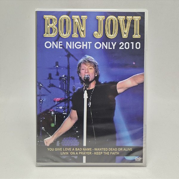 Dvd Bon Jovi - One Night Only 2010 Lacrado