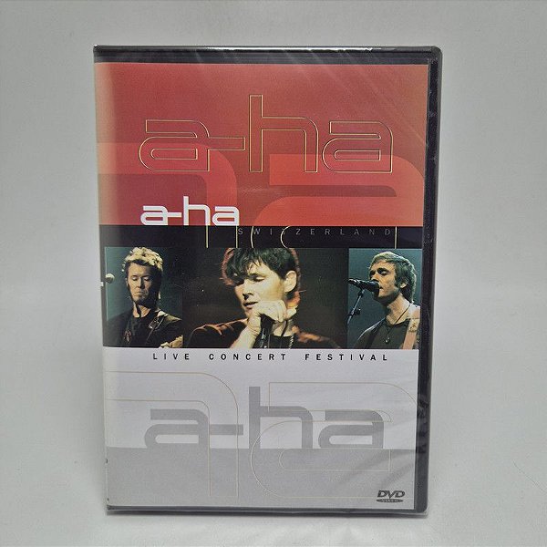 Dvd A-ha - Live Concert Festival Lacrado