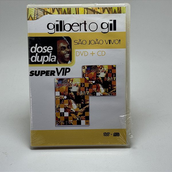 Dvd+cd Gilberto Gil Dose Dupla São João Ao Vivo! Original