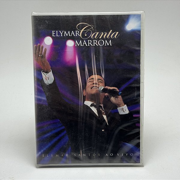 Dvd Elymar Santos Canta Marrom Ao Vivo Original Lacrado