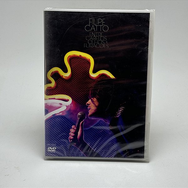 Dvd Filipe Catto Entre Cabelos Olhos & Furacoes Original