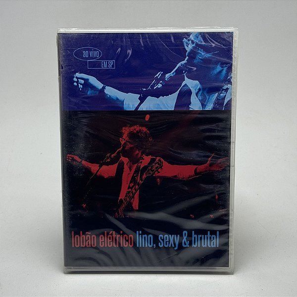 Dvd Lobão Elétrico Lino, Sexy & Brutal - Original Lacrado