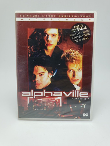 Dvd Alphaville - Live And Clip