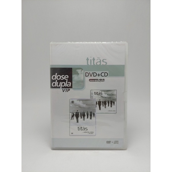 Dvd + Cd Titas - Volume Dois  Ao Vivo Dose Dupla Vip Lacrado