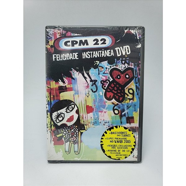 Dvd Cpm 22 - Felicidade Instantanea Original Lacrado