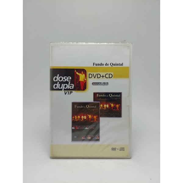 Dvd+cd Fundo De Quintal, Ao Vivo Convida - Original Lacrado