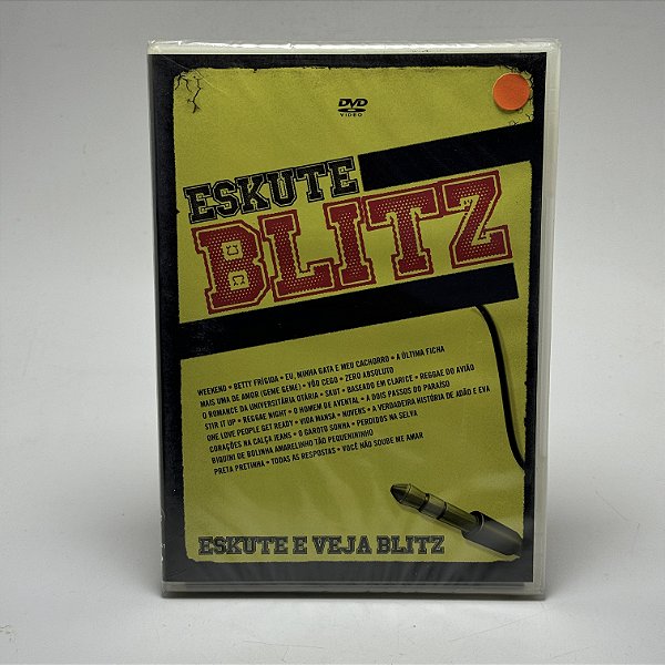 DVD Eskute e Veja Blitz - Original Lacrado