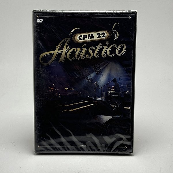 DVD CPM 22 Acustico (Tiragem AA) Original Lacrado