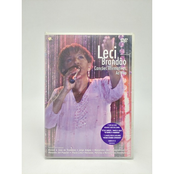 Dvd Leci Brandao - Cancoes Afirmativas Ao Viv o