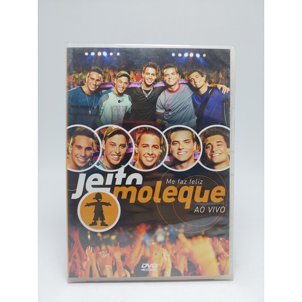 Dvd Jeito Moleque, Me Faz Feliz Ao Vivo - Original Lacrado
