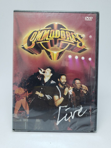 Dvd Commodores - Live