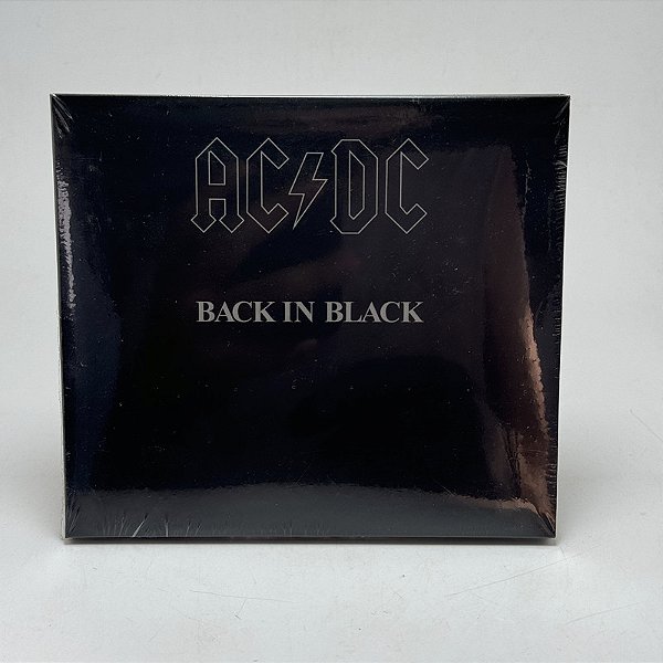 Cd Ac/dc - Back In Black - Digipack