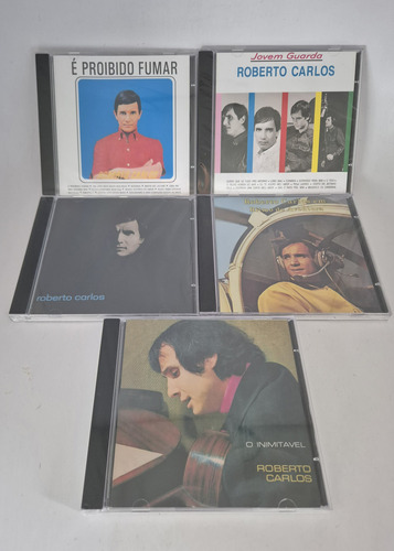 Kit 5 Cds Roberto Carlos - Ritmo De Aventura + 4 Cds