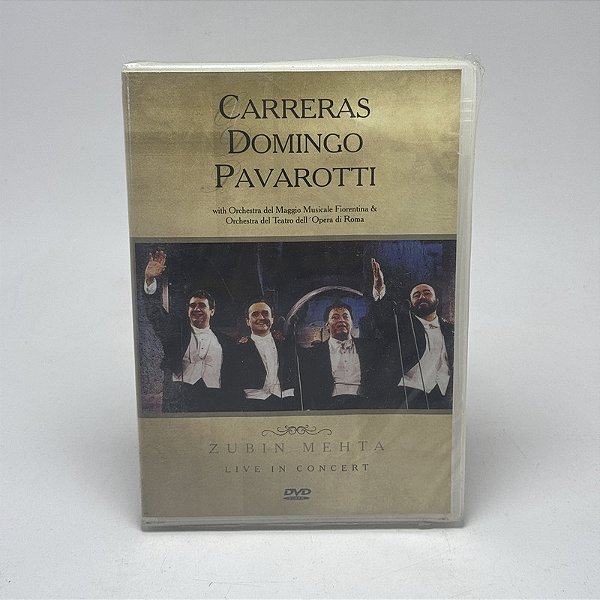 Dvd Carreras Domigo Pavarotti Zubin Mehta Live In Concert