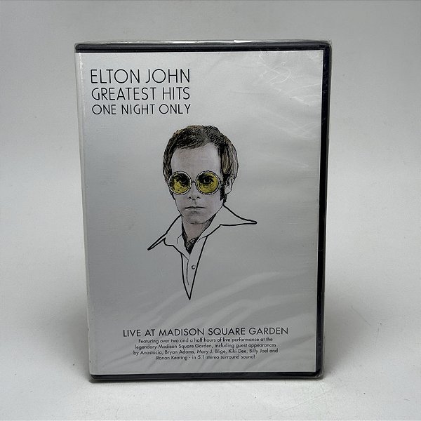 Dvd Elton John Greatest Hits One Night Only Live At Madison