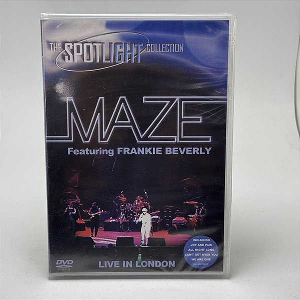 Dvd Maze Featuring Frankie Beverly Live In London