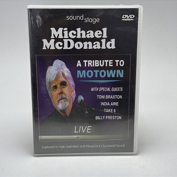 Dvd Michael Mc Donald - A Tribute To Motown