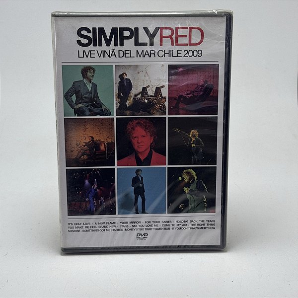 Dvd Simply Red - Live Vinã Del Mar Chile 2009