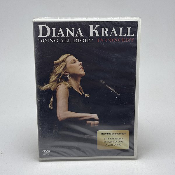 Dvd Dianne Krall - Doing All Right In Concert