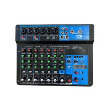 MESA DE SOM 8 CANAIS INTERFACE USB BLUETOOTH  MXT MX-8T 24 EFEITOS