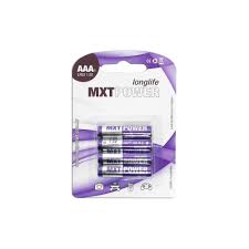 PILHAS POWER LR03 ALCALINA AAA PACOTE COM 4 MXT