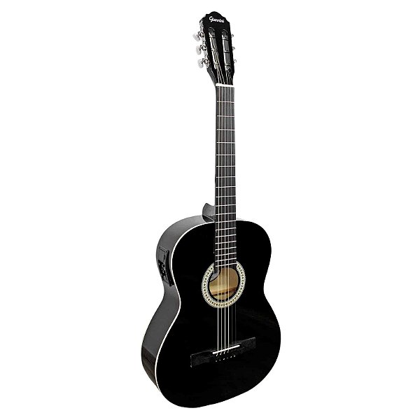 VIOLÃO ELETROACUSTICO AÇO GIANNINI START S-14 EQ BLACK BK