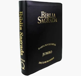 BIBLIA RC PROMESSAS JUMBO ULTRA ZIPER PRETA EDIFIQUE