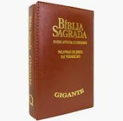 BIBLIA RC LETRA GIGANTE HARPA E CORINHOS CAPA LUXO PJV VENEZA WHISK EDIFIQUE