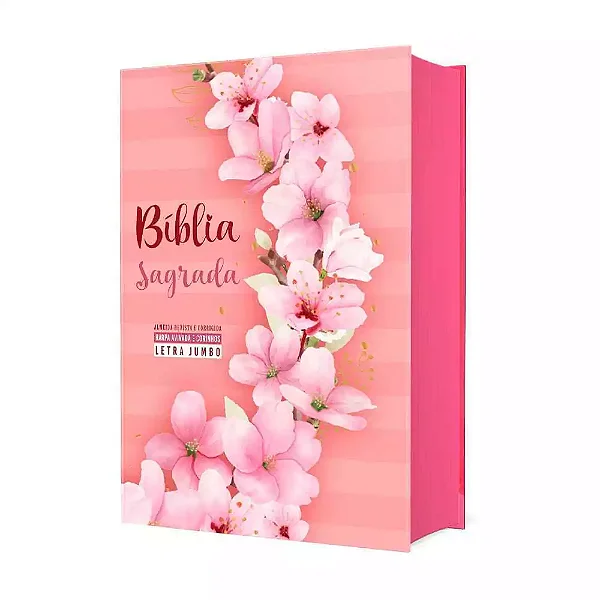 BIBLIA ARC LETRA JUMBO COM HARPA CAPA DURA RAMOS FLORES EDIFIQUE