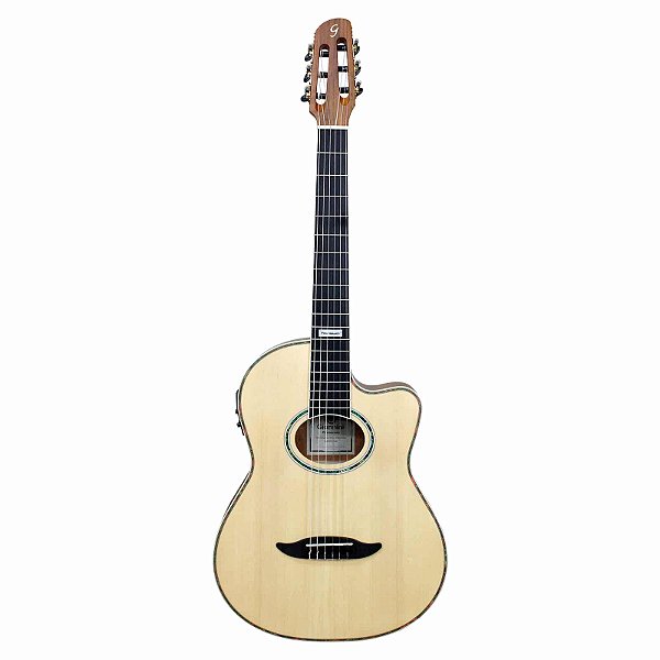 VIOLÃO NYLON ELETROACÚSTICO GIANNINI PERFORMANCE NATURAL SATIN GNF-3