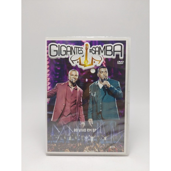 Dvd Gigantes Do Samba, Ao Vivo Em Sp - Original Lacrado