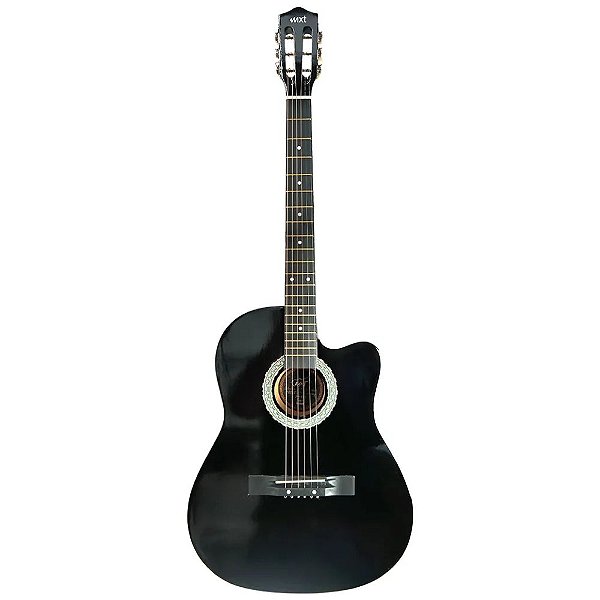 VIOLAO MXT ACUSTICO CUTWAY AÇO PRETO 39ABKC
