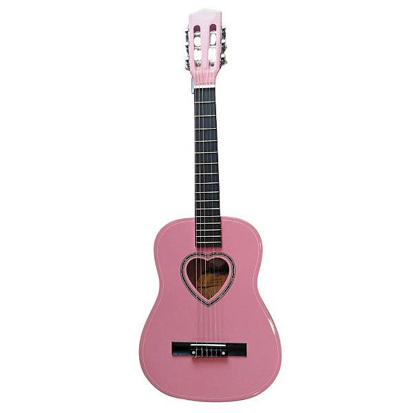 VIOLÃO AUSTIN KAUTHON INFANTIL ROSA NYLON