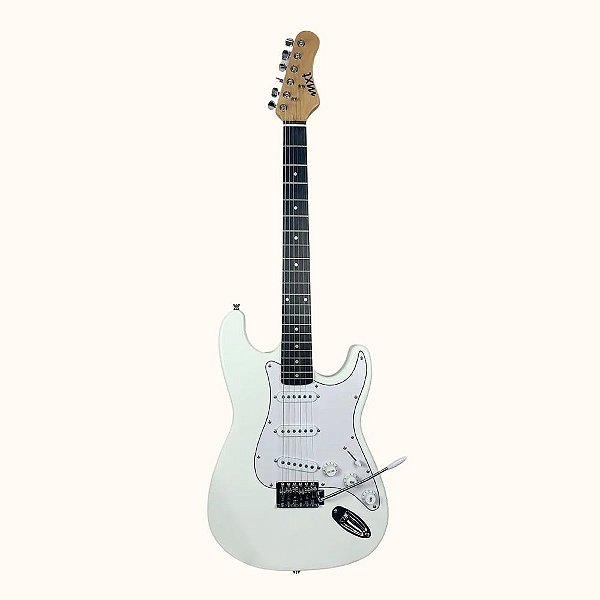 GUITARRA ELÉTRICA STRATOCASTER BRANCA MXT MST-W6B