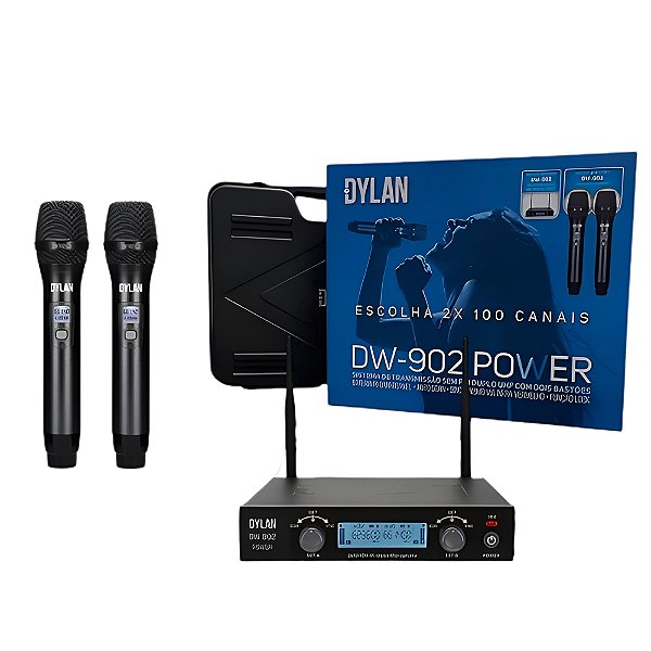 MICROFONE SEM FIO DW-902 POWER DYLAN