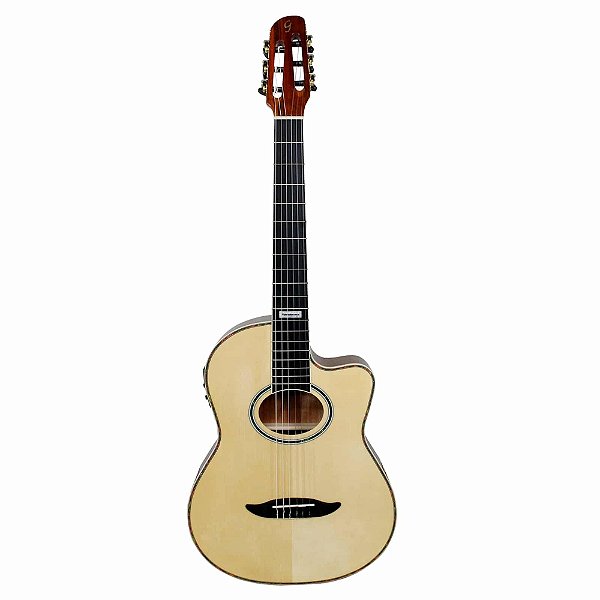 VIOLÃO NYLON ELETROACÚSTICO GIANNINI PERFORMANCE GNF-3 CEQ NATURAL GLOSS (NG)