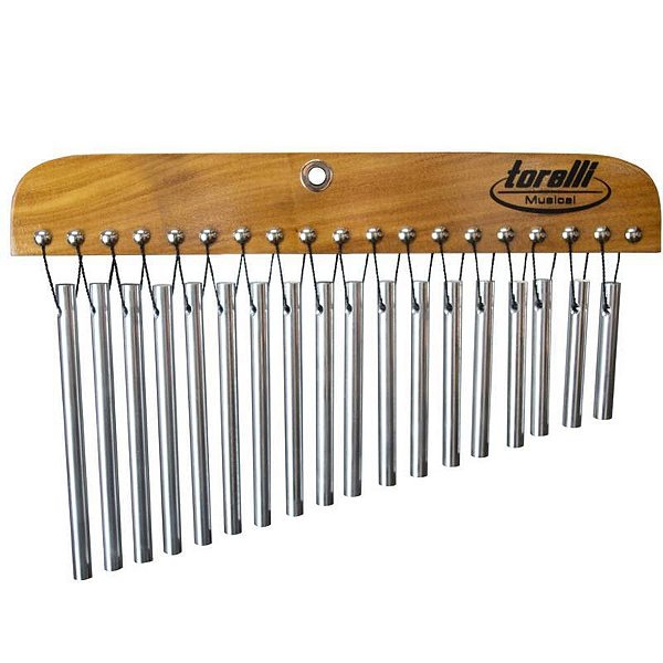 CARRILHÃO TORELLI 18 BARRAS DE ALUMÍNIO NATURAL TA308